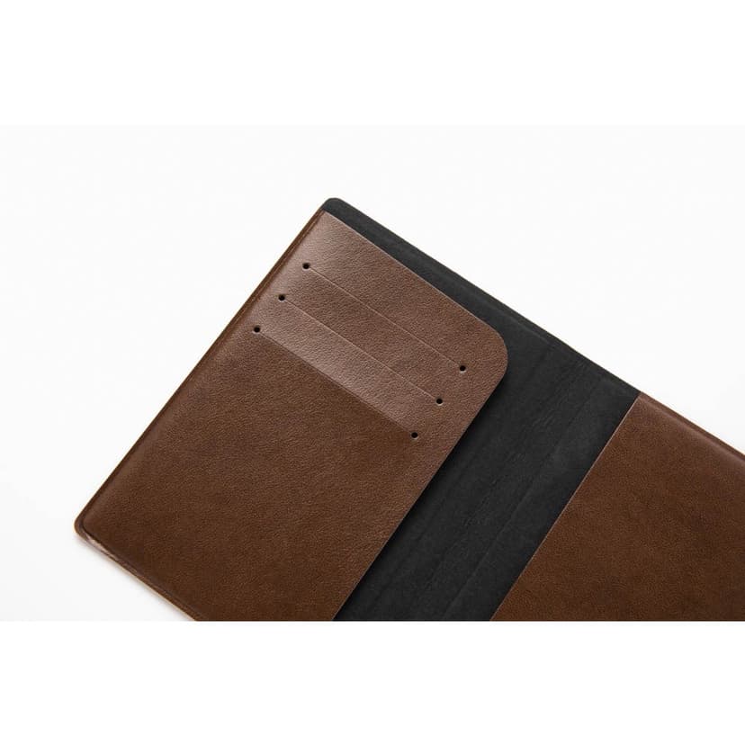 Ảnh Bao Da Passport Bọc Đựng Hộ Chiếu ARTBOX Hàn Quốc Họa Tiết Shiba Màu Nâu 2