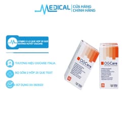Thumbnail {GIFT} que thử đường huyết OGCARE Hộp 25 que thử - MEDICAL 1