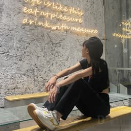 Thumbnail PALAZZO Quần Jeans Nữ Dài Lưng Cao Ống Rộng Thời Trang Hàn 2