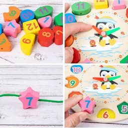 Thumbnail Đồ Chơi Giáo Dục Montessori Bằng Gỗ Benrikids Combo Tổng Hợp Phát Triển Trí Tuệ Cho Trẻ Tuổi 2+ 1
