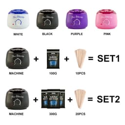 Thumbnail Nồi Nấu Sáp Wax Lông SUMAX 100 Chuyên Dùng Triệt Lông Cơ Thể Với 300g đậu sáp và thanh gỗ 1kg 2
