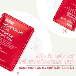 Thumbnail Combo10 By Wishtrend mặt nạ giấy Natural Vitamin 21.5% Enhancing Sheet Mask 23ml 3