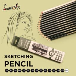 Thumbnail SeamiArt Bộ 14 bút chì phác thảo loại 6H-12B tiêu chuẩn tiện dụng 2