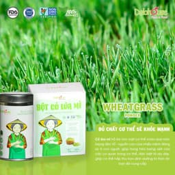 Thumbnail Bột cỏ lúa mì hữu cơ Dalahouse 120gr nguyên chất sấy lạnh 2