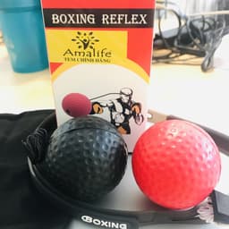 Thumbnail Bộ 2 Bóng Tập Phản Xạ Tập Đấm Bốc Boxing Treo Đầu Loại Nhẹ Và Nặng – Chính Hãng Amalife 1