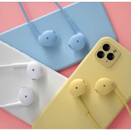 Thumbnail Tai nghe Vitog siêu trầm kiểu két tai có dây giắc cắm 3.5mm màu sắc macaron 2