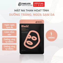 Thumbnail Mặt nạ than hoạt tính dưỡng trắng, ngừa sạm da Timeless Truth Mask - Black Radiant (30ml/miếng) 2