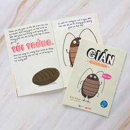 Thumbnail Sách - Những sinh vật í ẹ - Gián - Nhận biết con vật cho bé - Khoa học vui nhộn - Crabit Kidbooks 3