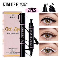 Thumbnail Set 2 bút kẻ mắt KIMUSE kháng nước có đầu vẽ đuôi mắt trang điểm làm đẹp độc đáo 2