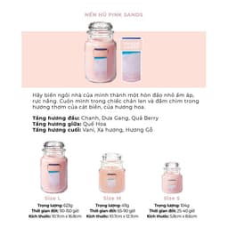 Thumbnail Nến hũ Yankee Candle size L - Pink Sands (623g) 1