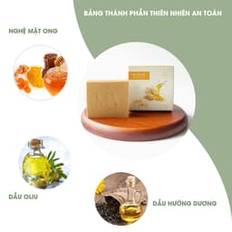 Thumbnail Xà Bông Thiên Nhiên Mộc An Nghệ Mật Ong Chăm Sóc Face & Body- Giảm Mụn Thâm, Dưỡng Da Sáng Mịn 100g 4