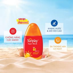 Thumbnail Kem Chống Nắng Sunplay Dưỡng Trắng, Giải Nhiệt Cho Người Lớn Và Trẻ Em - Sữa Chống Nắng Sunplay 3