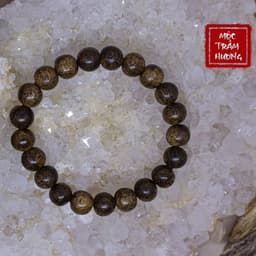 Thumbnail Vòng Tay Trầm Hương MTH JEWELRY Hạt Tròn Đơn 8mm Trầm Tốc Việt - Trầm Hương Tự Nhiên - Mộc Trầm Hương 4