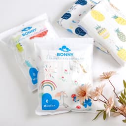 Thumbnail Khăn Tắm BONNY Cho Bé 4 Lớp Sợi Tre Dày, Mềm, Thấm Hút Tốt (Kt:1m1x1m2) 3