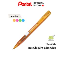 Thumbnail Bút Chì Bấm Pentel PD105C – Bút Chì Kim 0.5, Nút Bấm Thân Giữa Tiện Lợi, Viết Êm, Nét Mảnh 2