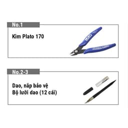 Thumbnail Bộ Dụng cụ lắp ráp mô hình Gundam từ 5 đến 17 chi tiết X-MODEL 3