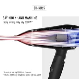 Thumbnail Máy sấy tóc Panasonic EH-ND65-K645 – Công suất tương đương 2300W – Sấy nóng lạnh –  Đầu sấy tạo kiểu 11mm 1