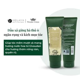 Thumbnail Dầu xả tóc thảo dược Weilaiya Zingiber Officinale Juice gừng hà thủ ô giúp dưỡng tóc và kích thích mọc tóc  250ml 4