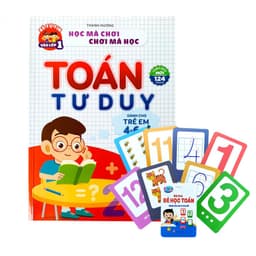 Thumbnail Sách - Toán Tư Duy Dành Cho Trẻ Em 4-6 Tuổi ( Tặng Kèm Bộ Thẻ Bé Học Toán) 4