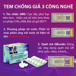 Thumbnail Viên uống giúp Bổ Sung Canxi và Vitamin D3 HB CALCISOFT 2