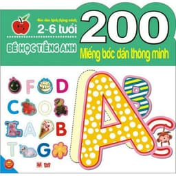 Thumbnail Sách - 200 Miếng Bóc Dán Thông Minh - Bé Học Tiếng Anh 1