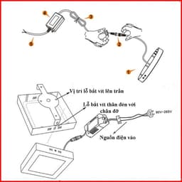 Thumbnail Đèn ốp nổi Vilighting,MS: OPV-T 12W, 18W, 24W, RA>80, CRI>90, Vuông Tròn Đèn Hành 24 Tháng. 2