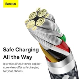 Thumbnail Dây Cáp Sạc Nhanh Baseus 100W 6A Cáp sạc Nhanh USB sang Type C dành cho Samsung S22 S21 Ultra Xiaomi Mi 10 4