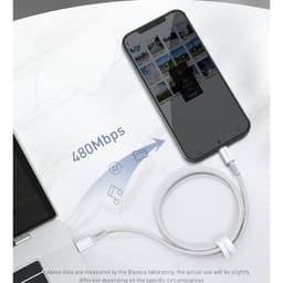 Thumbnail Cáp Sạc Nhanh Baseus Cổng USB C Sang 20W Cho Phone 4