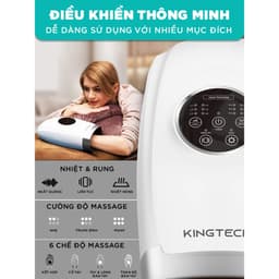 Thumbnail Máy Massage Tay Cao Cấp KINGTECH KH-690 - Mát xa Trị Liệu Tích Hợp Nhiệt, Matxa Vùng Cổ, Mu, Ngón, Lòng Bàn Tay 3