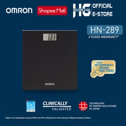Thumbnail Cân Điện Tử Sức Khỏe Omron HN-289 | Mặt Kính Chịu Lực 150Kg - Bảo Hành Chính Hãng 24 Tháng 3