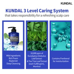 Thumbnail Dầu Gội Đầu KUNDAL Làm Mát Da Đầu 500ml 4