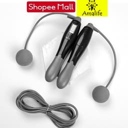 Thumbnail Dây Nhảy Đếm Số, Đo Calo, Khoảng Cách, Tặng Kèm Bóng Xoay Cho Người Mới Bắt Đầu Tập - Chính Hãng Amalife 1