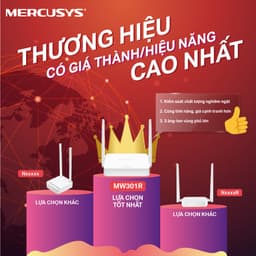 Thumbnail Bộ Phát Wifi Mercusys MW301R chuẩn N 300Mbps 2