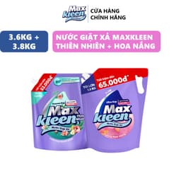 Thumbnail Combo 2 Túi nước giặt xả MaxKleen Thiên nhiên 3.6kg + Hoa nắng 3.8kg 2
