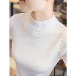 Thumbnail Áo len nữ, Áo len tăm cổ 3 phân silive chất len mềm mịn, chuẩn form dáng. 2