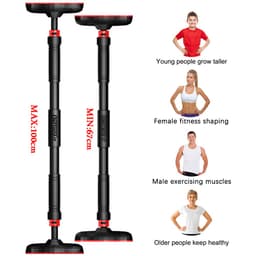 Thumbnail OneTwoFit thanh xà đơn gắn cửa Treo Tường Thanh ngang có thể điều chỉnh Gắn tường 67-100cm 2