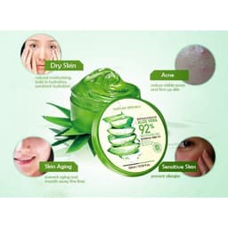 Thumbnail Gel lô hội dưỡng đa năng NATURE REPUBLIC Soothing & Moisture Aloe Vera 92% Soothing Gel 300ml 2