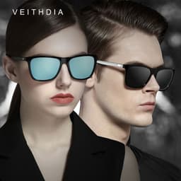 Thumbnail Kính Râm VEITHDIA 6108 Gọng Nhôm + TR90 Phong Cách Vintage Cho Nam/Nữ 3