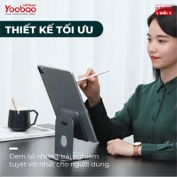 Thumbnail Giá đỡ điện thoại để bàn YOOBAO B4 Hợp kim nhôm Điều chỉnh độ cao - Hàng chính hãng - Bảo hành 12 tháng 4