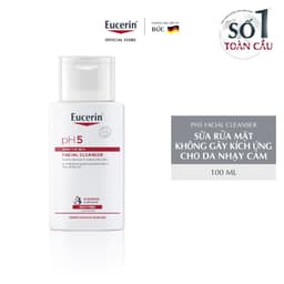 Thumbnail Sữa Rửa Mặt Dịu Nhẹ Cho Da Nhạy Cảm Eucerin pH5 Sensitive Skin Facial Cleanser 100ml 3