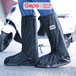 Thumbnail Ủng Đi Mưa Cổ Cao Với Chất Liệu Nhựa PVC 2 Lớp GEPO 1