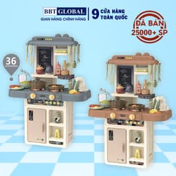 Thumbnail Đồ chơi nấu ăn, nhà bếp cho bé trai và bé gái BBT GLOBAL chính hãng hàng loại 1 cao cấp 3