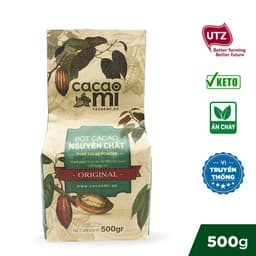 Thumbnail Bột cacao 100% nguyên chất không đường gu truyền thống CACAOMI Original chuẩn xuất khẩu 250g/500g 1