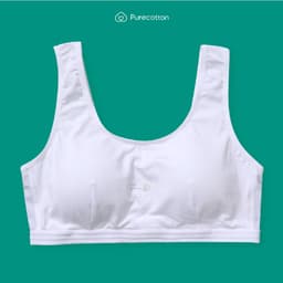 Thumbnail Áo lót học sinh Purecotton cho bé gái mới lớn chất liệu cotton kiểu dáng chui đầu - đệm mỏng PC010 1