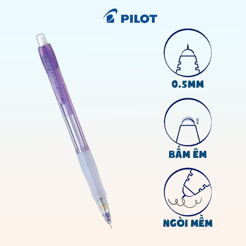 Ảnh Bút chì bấm Pilot Super Grip Neon 3