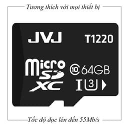 Thumbnail Thẻ nhớ 64Gb JVJ Class 10 U3 - Dùng cho tất cả các dòng thiết bị hỗ trợ thẻ nhớ micro, camera giám sát-Bảo hành 5 năm 4