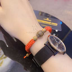 Thumbnail Vòng tay trầm hương chỉ đỏ may mắn Ngọc Cầu Trầm THIÊN MỘC HƯƠNG thành công giàu sang hạnh phúc 2