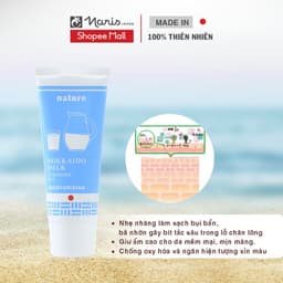Thumbnail Gel Rửa Mặt Naris Cosmetic Nature Dưỡng Ẩm Chiết Xuất Sữa Hokkaido 100g 3
