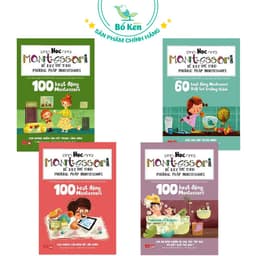Thumbnail Sách - Combo 4 Cuốn Học Montessori Để Dạy Trẻ Theo Phương Pháp Montessori - Tủ Sách Shop Bố Ken 1