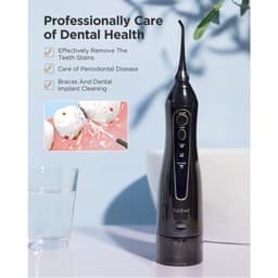 Thumbnail Máy tăm nước FAIRYWILL cầm tay 5020E có 8 đầu vòi thay thế với bể nước 300mL tiện dụng 4